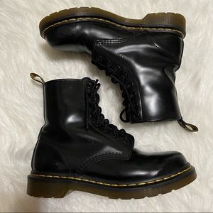black dr. martens boots